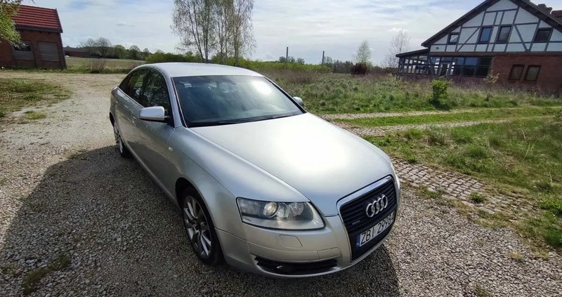 Audi A6 cena 22900 przebieg: 335000, rok produkcji 2004 z Karlino małe 704